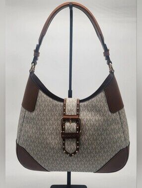 Michael Kors Lillian Medium Shoulder Bag Vanilla Acorn NWT